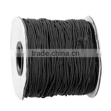 Polyamide Nylon Jewelry Thread Cord For Buddha/Mala/Prayer Beads Black Elastic 1mm