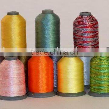 cheap 100 polyester embroidery thread of good quality in china