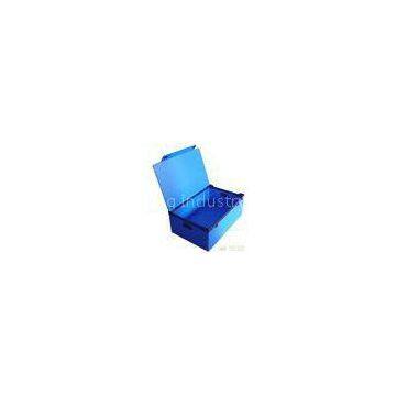 Recyclable Reusable Moving Storage Corrugated Plastic Boxes correx box White / blue