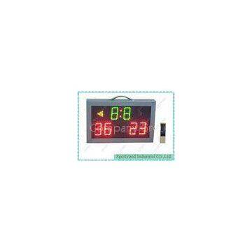 High School Badminton / Table Tennis Electronic Scoreboard Portable , Aluminum Housing