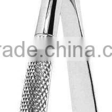 Dental Tooth Extracting Forceps Diamond Coated Jaw / Extracting Forceps with anatomically shaped handle