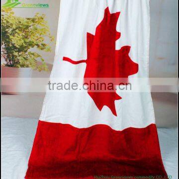 Custom Print Beach Towel 100% Cotton Printed Towe National Flag Printing Beach Towels Flag Beach Towel photo-3