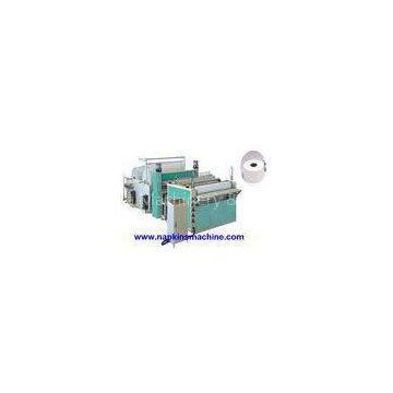 Automatic Jumbo Roll Slitting Machine , Kitchen Towel Paper Roll Slitter