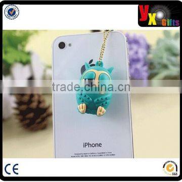 soft pvc Cartoon Stylus Pen, Touch Stylus Pen, capacitive touch screen Pen, with Anti Dust Plug