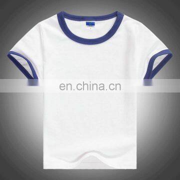 Color sleeve wholesale cotton kids t shirt,kids t shirt