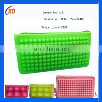 silicon new style office school pencil bags pencil cases 2016