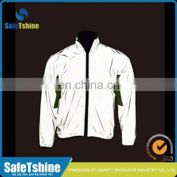 High visibility breathable outdoor durable reflective sport jacket