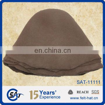 kinds of Soft wool hoods, 100 wool felt hat body, wool felt hat body