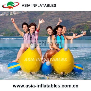 Commercial Funny PVC Inflatable Double Banana Boat