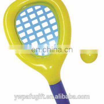 PVC inflatable tennis racket with ball toy