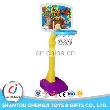 Newest sport toys portable kids plastic basketball stand outdoor