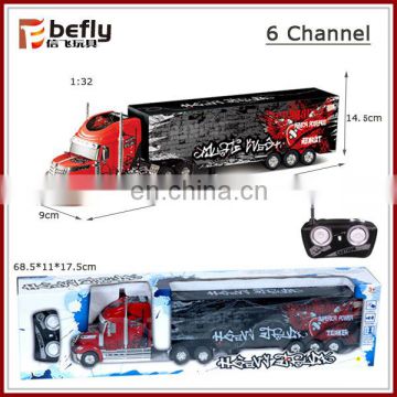 1:32 sacle plastic toy remote control truck