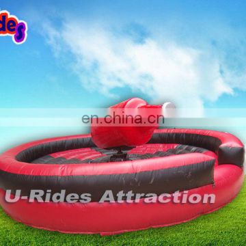 Funny Inflatable Mechanical Bottle Red Rodeo Bottle Customized For Rental Business