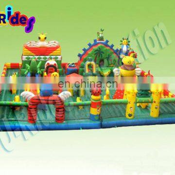 animal party forest theme inflatable fun city combo games