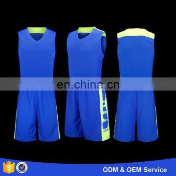 Lightweight custom basketball jersey shirts set stitch 100% polyester make