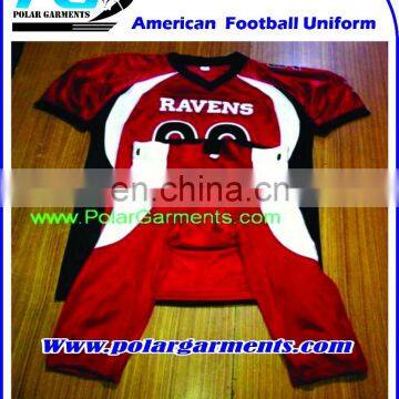 American football uniforms