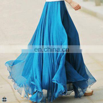 T-SK010 Ruffled Table Beach Big Size Women Skirt