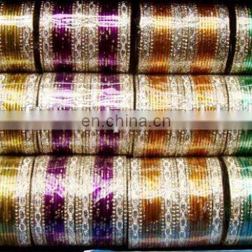 Indian Wedding Wear Metal Bangles - Bollywood Style Metal Kangan - Traditional Metal Bangle Churi photo-6