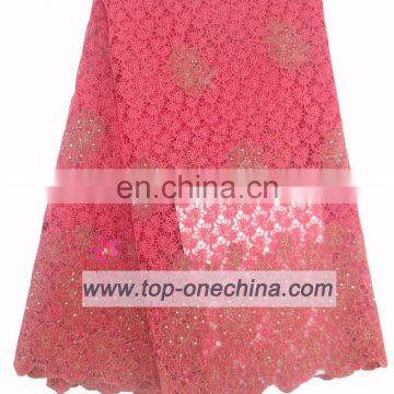 guipure lace fabric 2016 cord lace,multi guipure lace fabric for party