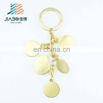 Promotional Custom Made Gold Plating Enamel Metal Keychain photo-3