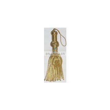 Gold Bullion Metallic Thread Tassels | Bullion Tassel | French Gold Metallic Thread Tassel