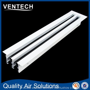 Factory direct hvac ventilation aluminum supply air linear slot diffuser for wall mounted