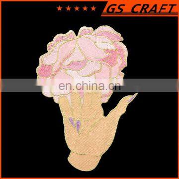 Customized Hot-cut Border Ice Cream Embroidery Patch photo-3