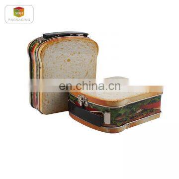 Lunch Tin Box With Handle/bread Tin Box Packaging/food Tin Box photo-3