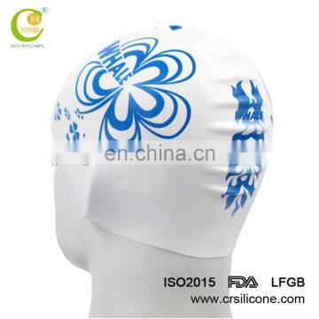 New Universal Adult Flexible Durable Silicone Elasticity Swim Cap Swimming Hat