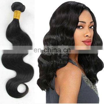 Factory direct china 8-30inch brazilian body wave virgin hair natural color brazilian hair extension