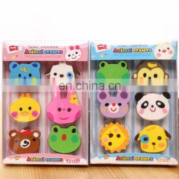 animal eraser set