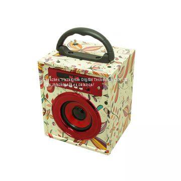 Mini Portable Wireless Bluetooth Speaker USB TF Card FM Square Music Box photo-5