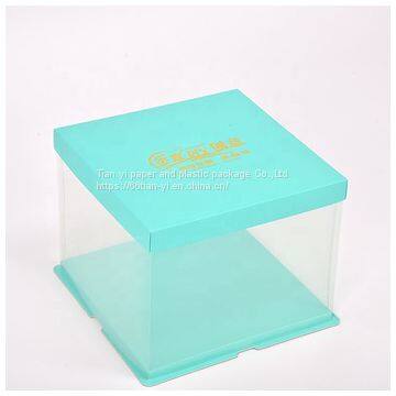 Custom PET Transparent Cake Gift Packaging Box photo-4