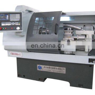 high precision horizontal revolver cnc lathe machine tool CK6136A-1