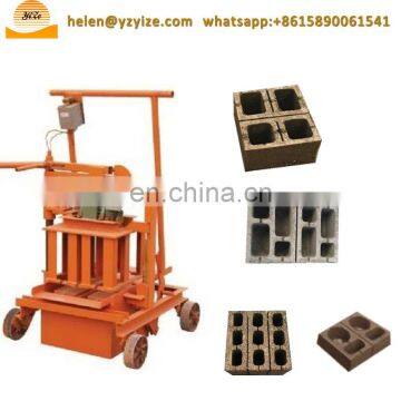 Manual Hollow Concrete Block Making Machine for Sale in Cebu Philippines Cement Brick Making Maker Machine Price in India Ghana