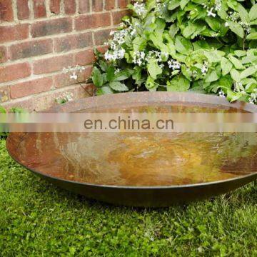 80cm CORTEN Steel Water Bowl Decorative Garden Fountain photo-3