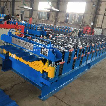 Columbia Automatic 1000mm Double Layer Profile Cold Roll Forming Machine photo-5