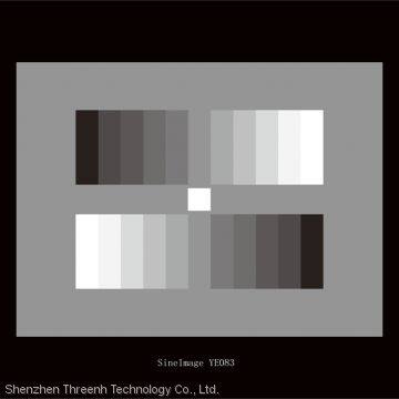 Sine Image YE083 ITE Grayscale Chart I for Camera Mobile Phone Lens Halftone Reproduction Testing (D = 0.62)