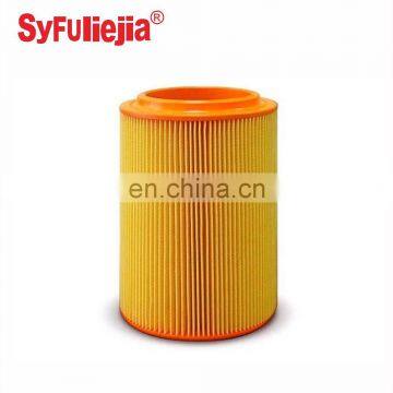 Orange PU Frame Yellow Wood Pulp Paper Auto Air Filter K2845