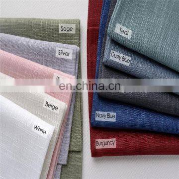 White Sheer Curtain Linen Look Sheer Curtain Fabric Curtains for the Living Room photo-3