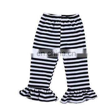 Infant/Toddler Girls Long Boutique Icing Ruffle Leggings Stripe Pants Cotton Bottoms Elastic Waist Trousers Age 1T-6Y photo-3
