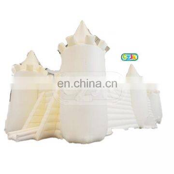 white giant large commercial funny play area inflatable bouncy castle house