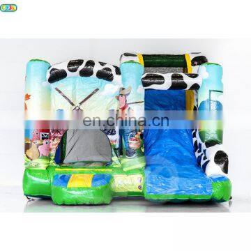 Jumpy Happy Farm Jumper Inflatable Bouncer Bouncy Jumping Castle Bounce House