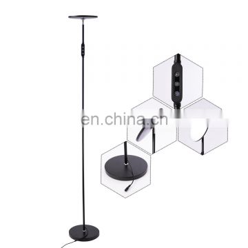 Wall switch compatible lamp led living room free standing floor light modern with 30 minutes timer