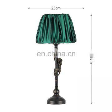 French Hotel Room Decoration Lighting Desk Lamp Resin Monkey Base Classic Table Lamp photo-6