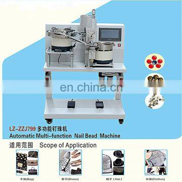 automatic shake head buttons machine