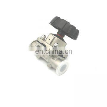 SS316 1.5"/DN40 Sanitary Manual Clamped Diaphragm Valve With EPDM+PTFE Membrane photo-6
