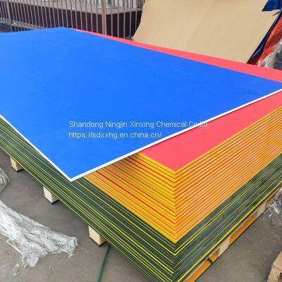 12 mm thick single-layer and three-layer sheets two color 3 layer plates/ Dual color hdpe sheet for furnituredecoration