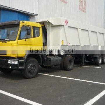 Dongfeng tractor truck and tipper semi-trailer