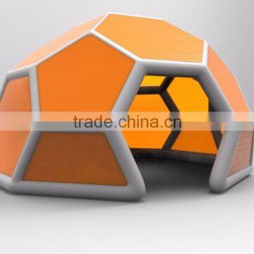 Orange PVC Tarpaulin Inflatable Tent